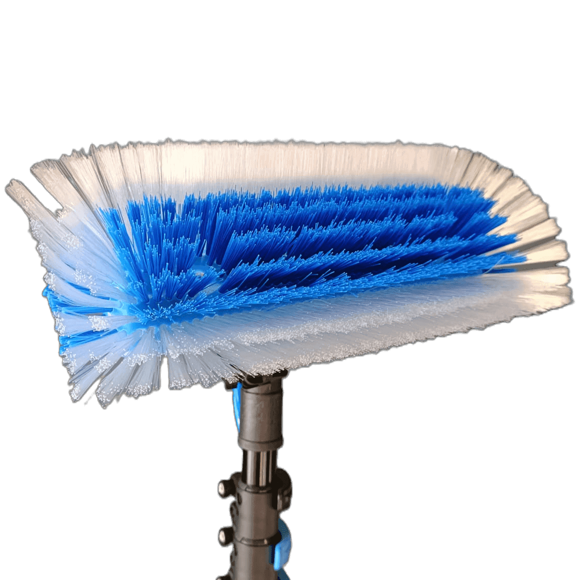 Ten-inch DuPont bristle sill brush head with pencil jets and a eurothread fitting.