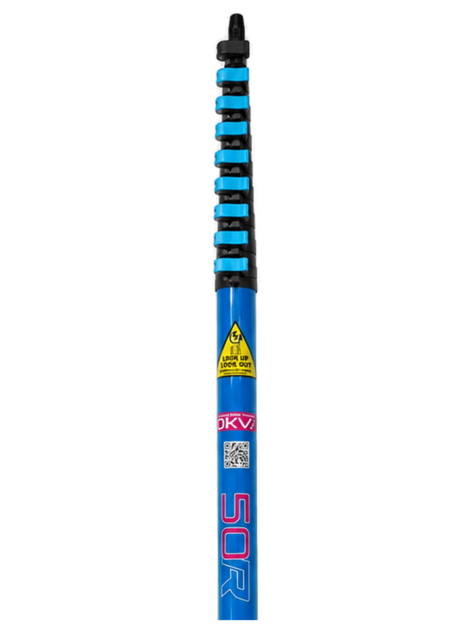 UltraReach 50R Anti-Spin 8-Section 50ft Pole, collapsed.