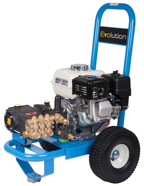 The Evolution 2 14150 Petrol Pressure Washer.