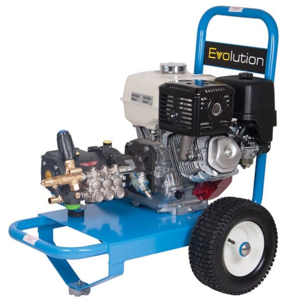 The Evolution 2 15200 Petrol Pressure Washer.