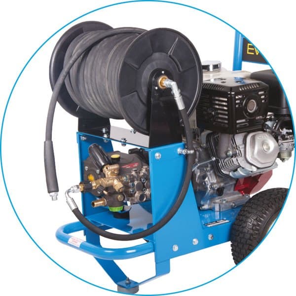 The Large Trolley Hose Reel Kit.