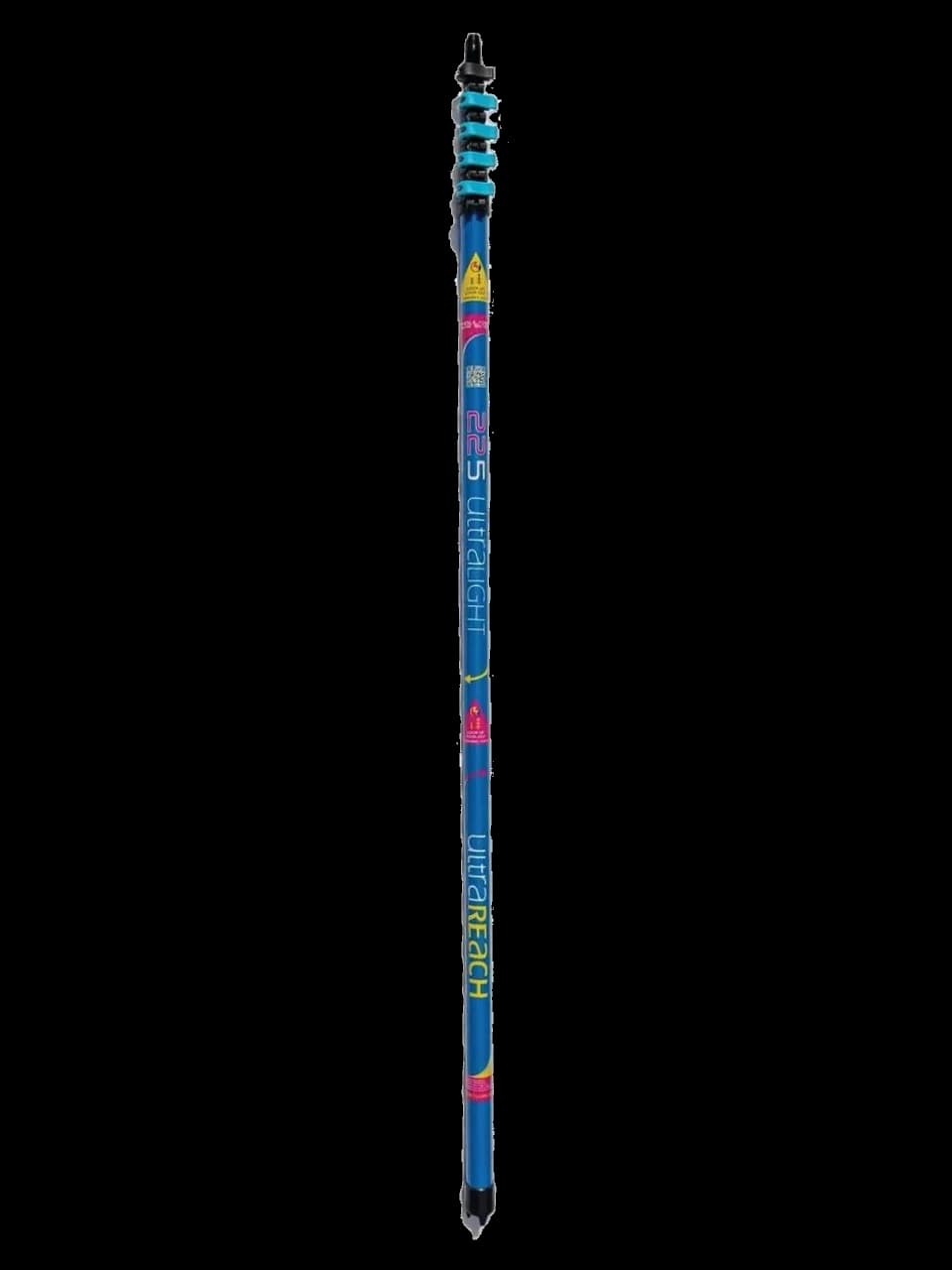 Ultra Light S 22ft 5-Section Non-Anti-Spin Pole, collapsed.