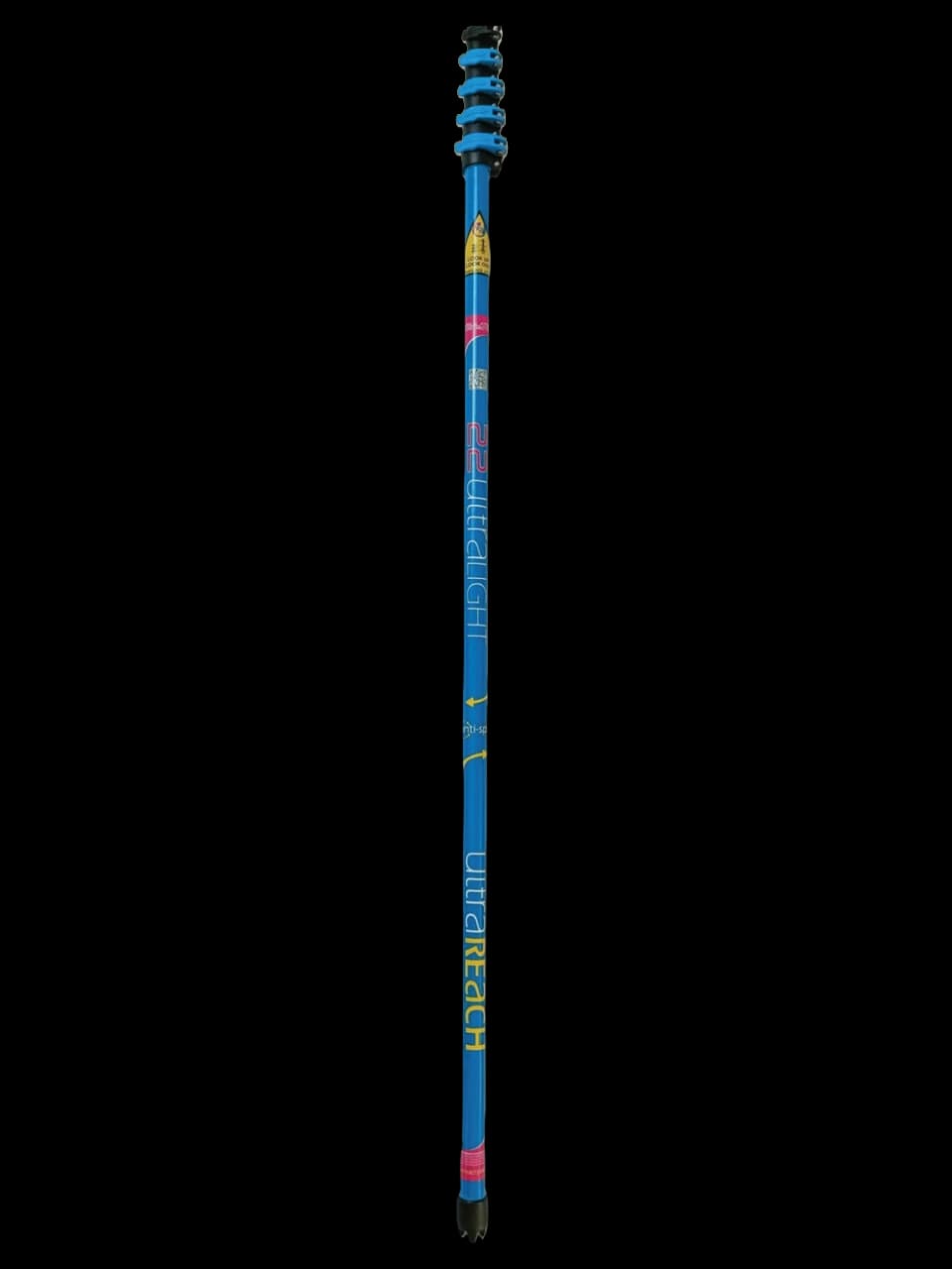 UltraLight 22 HiMod Anti-Spin 5-Section 22ft Pole, collapsed.