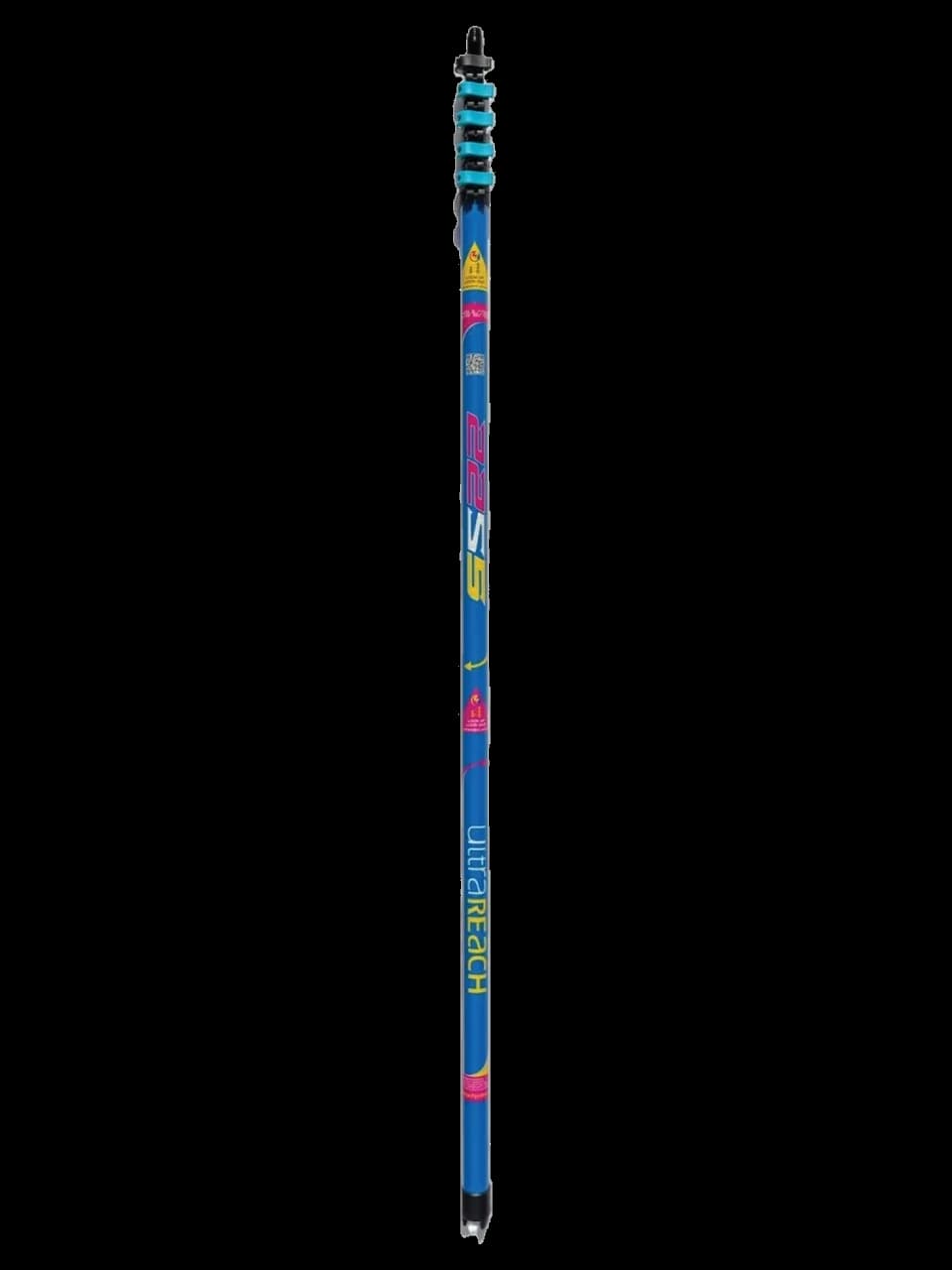 UltraReach 22S Non-Anti-Spin 5-Section 22ft Pole, collapsed.