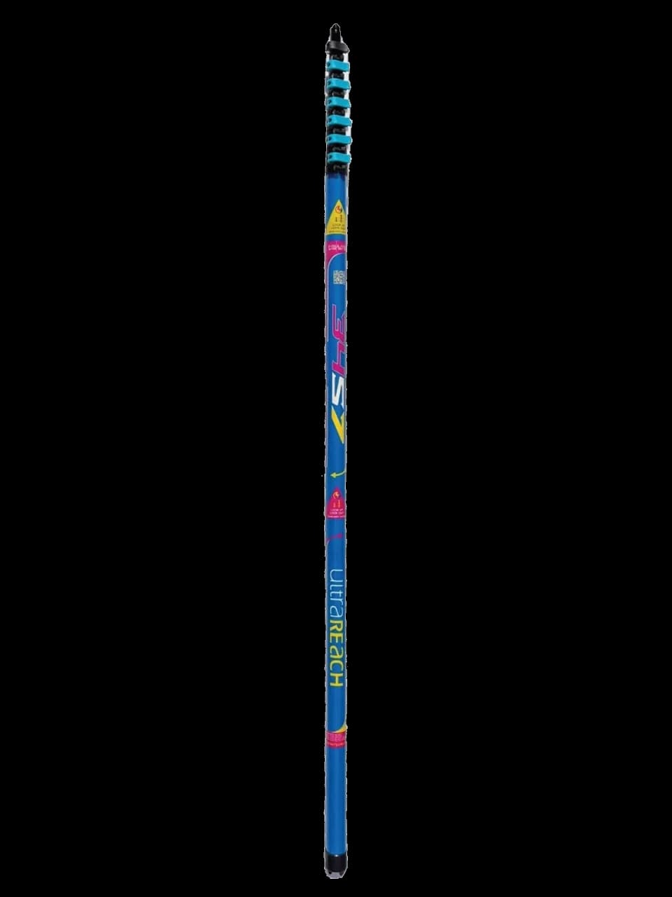 UltraReach 34S Non-Anti-Spin 7-Section Compact 34ft Pole, collapsed.
