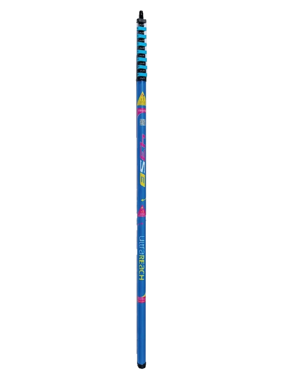 UltraReach 43S Non-Anti-Spin 8-Section 43ft Pole, collapsed.