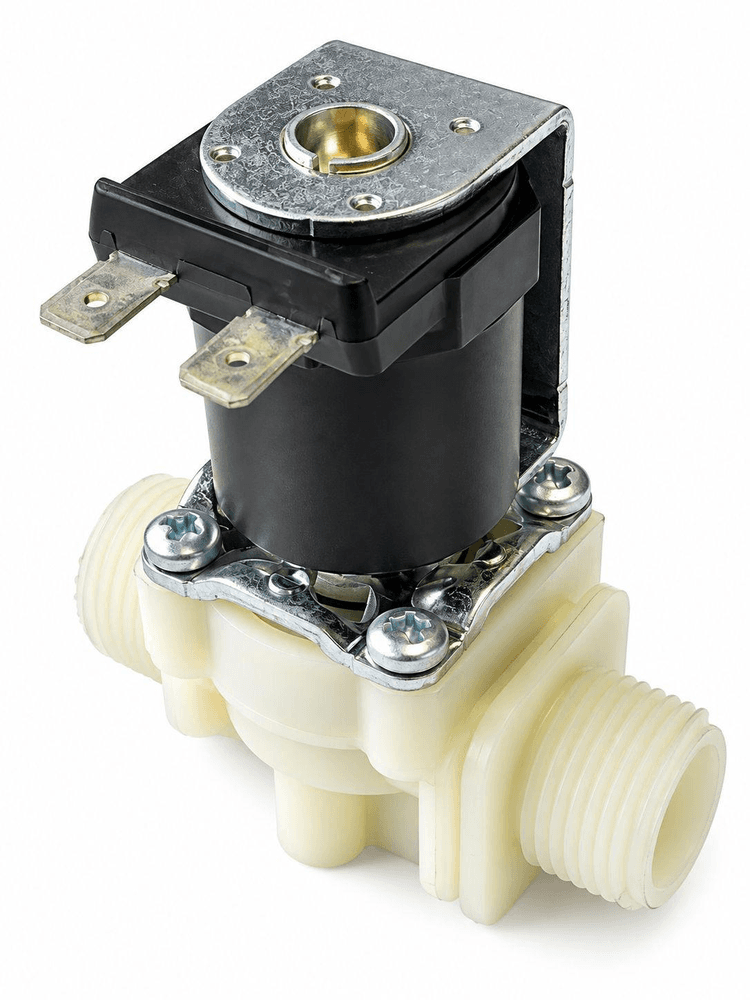A 12v solenoid water valve.